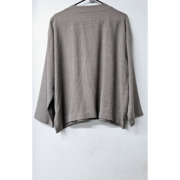 CHICO'S Private Edition Long Sleeve Button-Up Women Cardigan Jacket (1) - Picture 3 of 3